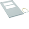 UNIVERS Bottom closing plate open 1-field depth 600mm