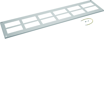 UNIVERS Bottom closing plate open 6-pole depth 400mm
