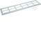 UNIVERS Bottom closing plate open 6-pole depth 400mm