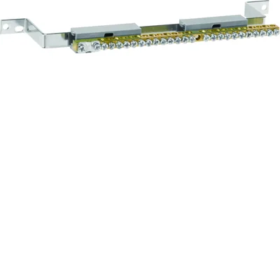 UNIVERS Brass terminal rail 1-pole
