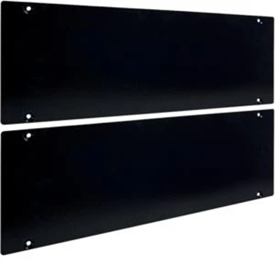 UNIVERS Cache latéral pour plinthes IP41 RAL9005 200x600mm