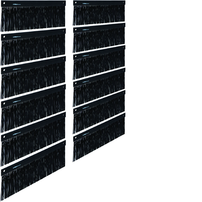 UNIVERS Casing closing cover IP41 bottom brush seal 1600x400mm
