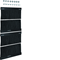 UNIVERS Casing closing cover IP41 bottom brush seal 600x400mm