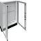 UNIVERS Centralino da pavimento IP55/I 1050x1800x275 con zoccolo 200mm, porta trasparente