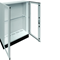 UNIVERS Centralino da pavimento IP55/I 1300x1800x400 con zoccolo 200mm, porta trasparente