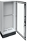 UNIVERS Centralino da pavimento IP55/I 550x1800x275 con zoccolo 200mm, porta trasparente