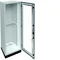UNIVERS Centralino da pavimento IP55/I 550x1800x400 con zoccolo 100mm, porta trasparente