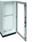 UNIVERS Centralino da pavimento IP55/II 550x1800x275 con zoccolo 100mm, porta trasparente