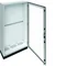 UNIVERS Centralino da pavimento IP55/II 800x1800x275 con zoccolo 100mm, porta trasparente