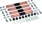 UNIVERS Connettore sbarre 30x5/10mm 4 poli 60mm