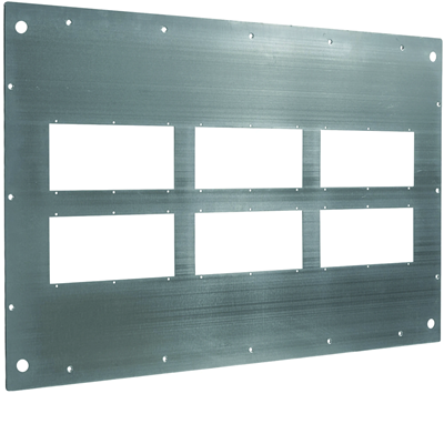 UNIVERS Coperchio di chiusura custodia superiore IP41 a 2 fori per campo 1100x600