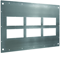 UNIVERS Coperchio di chiusura custodia superiore IP41 a 2 fori per campo 1100x600