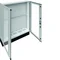 UNIVERS Cuadro de distribución de suelo IP55/I 1300x1800x275 con zócalo de 200mm, puerta transparente
