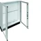 UNIVERS Cuadro de distribución de suelo IP55/II 1300x1800x275 con zócalo de 200mm, puerta transparente
