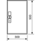 UNIVERS Distribution box FW empty IP44/II 500x300x160mm