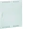 UNIVERS Door FW right perforated for enclosure 619x519mm white