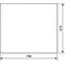 UNIVERS Drzwi lewe do obudowy IP44 619x748mm
