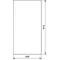 UNIVERS Drzwi lewe do obudowy IP44 919x498mm
