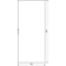 UNIVERS Drzwi prawe pełne IP54 1900x850mm
