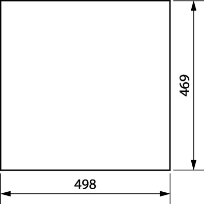 UNIVERS Двері ліві для корпусу IP44 498x469 мм