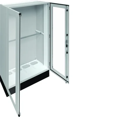 UNIVERS Floor-standing switchgear IP55/I 1050x1800x400 with 200mm base, transparent door