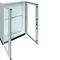 UNIVERS Floor-standing switchgear IP55/II 1050x1800x275 with 100mm base, transparent door