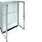 UNIVERS Floor-standing switchgear IP55/II 1050x1800x400 with 100mm base, transparent door