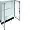 UNIVERS Floor-standing switchgear IP55/II 1300x1800x400 with base 200mm transp door