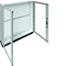 UNIVERS Floor-standing switchgear IP55/II 1550x1800x275 with 100mm base, transparent door