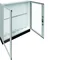 UNIVERS Floor-standing switchgear IP55/II 1550x1800x275 with 200mm base, transparent door