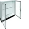 UNIVERS Floor-standing switchgear IP55/II 1550x1800x400 with 200mm base, transparent door