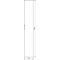 UNIVERS Full steel door for IP41 enclosure 2000x350mm