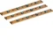 UNIVERS Horizontální sběrnice pro páskové odpínače NH1/2/3, 2-pólové, 40x10mm