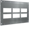 UNIVERS IP41 upper enclosure closing cover with 2 holes for 1600x600 field