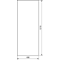 UNIVERS Left door for IP54 enclosure 1219x498mm