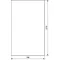 UNIVERS Left door for IP54 enclosure 1219x748mm