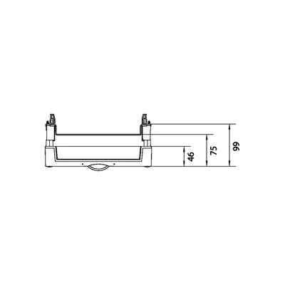 univers N 450x250mm podzespół dla wyłącznika mocy H3+ P250