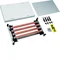 UNIVERS N Bloc avec jeux de barres horizontaux 4P 300x500mm Cu 30x10mm