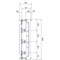 UNIVERS N Bloc pour travées de comptage pour installation en série avec bornes PE/N 450x250mm