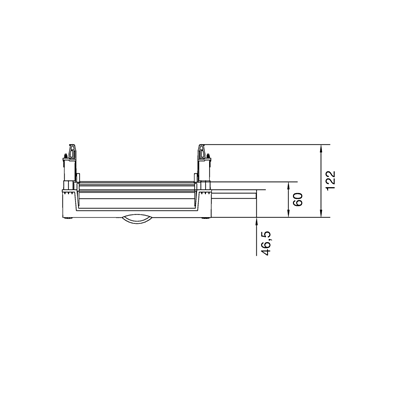 UNIVERS N Bloc pour travées de comptage pour installation en série avec bornes PE/N 450x250mm