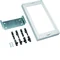UNIVERS N Blocco con base per NH00/1/2 con vetro trasparente 450x250mm