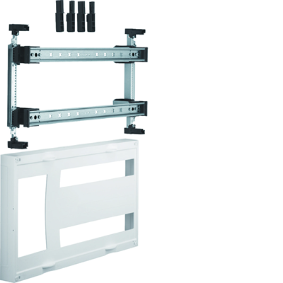 UNIVERS N blocco con binario di supporto per 1xNH00(2xNH000)+2x17mod 300x500mm