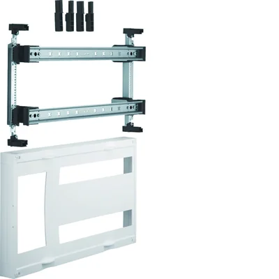UNIVERS N blocco con binario di supporto per 1xNH00(2xNH000)+2x17mod 300x500mm