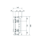 UNIVERS N blocco per apparecchi modulari montati in orizzontale 4x12PLE