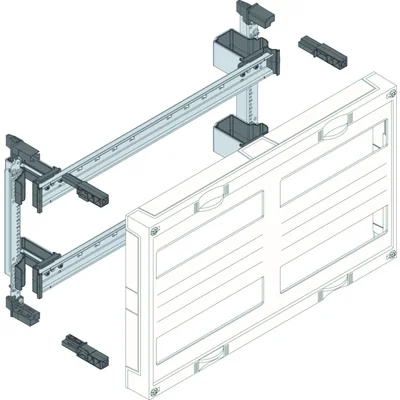 UNIVERS N blocco per apparecchi modulari montati in orizzontale 4x12PLE