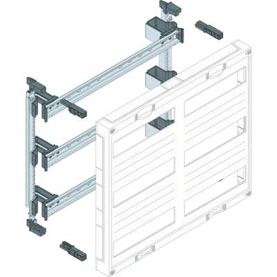 UNIVERS N blocco per apparecchi modulari montati in orizzontale 6x12PLE