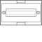 UNIVERS N blocco per dispositivi ad installazione modulare. pos. dai canali al cablaggio 1x10PLE 150x250mm