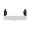 UNIVERS N blocco per sbarre. pos. 12/20/30x5/10mm 60mm 1 pol. 150x250mm