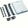 UNIVERS N blocco per sbarre. pos. 12/20/30x5/10mm 60mm 1 pol. 150x500mm