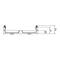UNIVERS N blocco per sbarre. pos. 12x5/10mm 60mm 4xNH00(8xNH000) 300x500mm